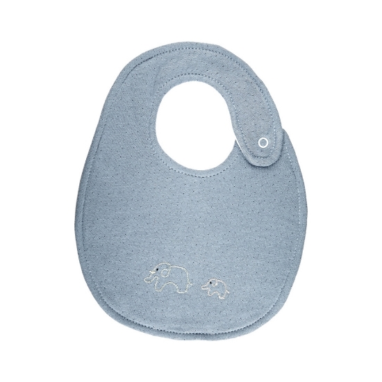 Embroided Elephant Bib resmi